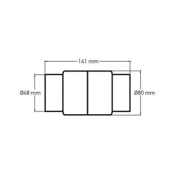 Check Valve Terugslagklep (Air) - 1½" 7 Check Valve Terugslagklep (Air) - 1½" -Zwembad Onderdelen Shop check valve terugslagklep air 48 mm 2