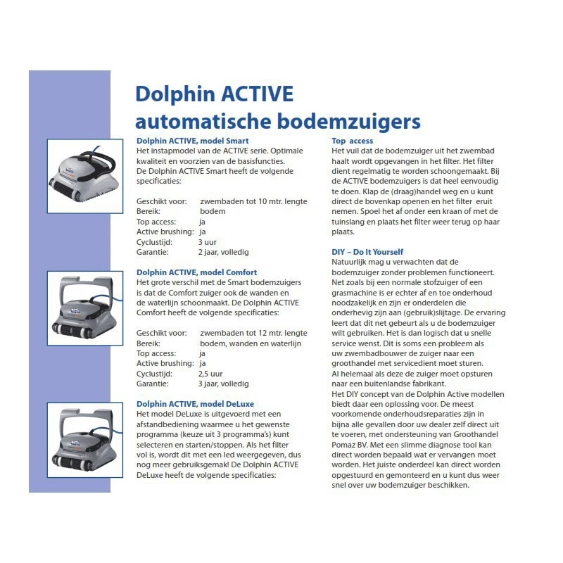 Dolphin Active Smart Automatische Bodemzuiger 5 Dolphin Active Smart Automatische Bodemzuiger - Afbeelding 3