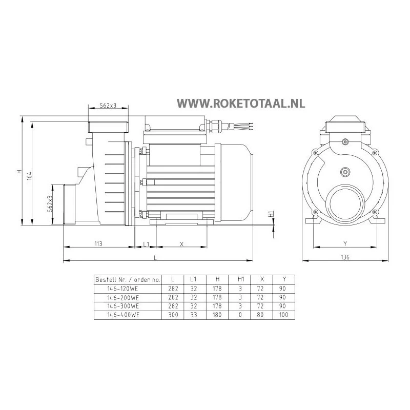 Koller Circulatiepomp 146-400-WE 4 Koller Circulatiepomp 146-400-WE - Afbeelding 2