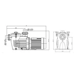 Kripsol EVO KS75 Zwembadpomp 13,5 M3 -Zwembad Onderdelen Shop kripsol evo ks75 zwembadpomp 135 m3 2