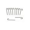 RVS Haring 10 Cm (10 Stuks ) -Zwembad Onderdelen Shop rvs haring 10 cm 10 stuks