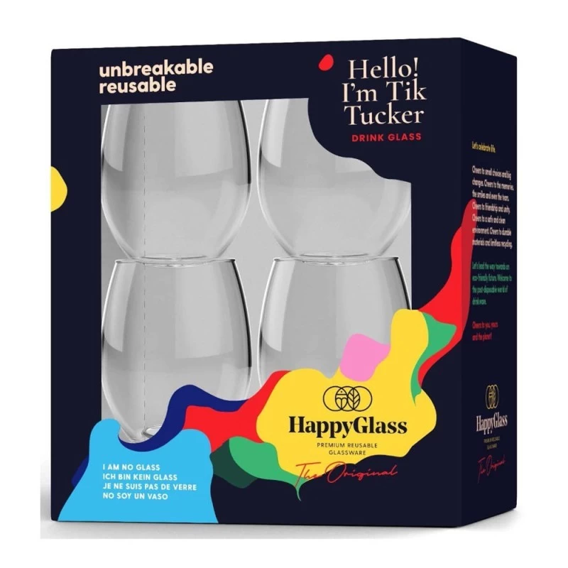 Tik Tucker Water 'glas' 400 Ml (4 St) 5 Tik Tucker Water 'glas' 400 Ml (4 St) - Afbeelding 3