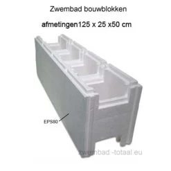 Zwembad Snelbouwblok XXL 16 Stuks